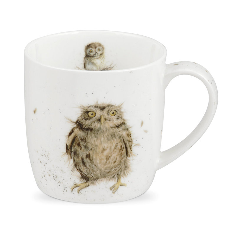 Royal Worcester Rw-Wrendale Designs Mug 14 Oz What A Hoot